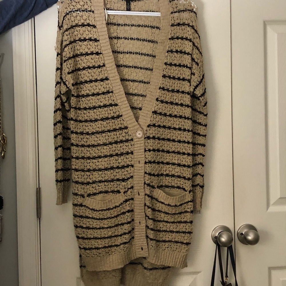 Striped cardigan